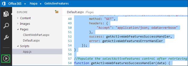 Running Project on SharePoint